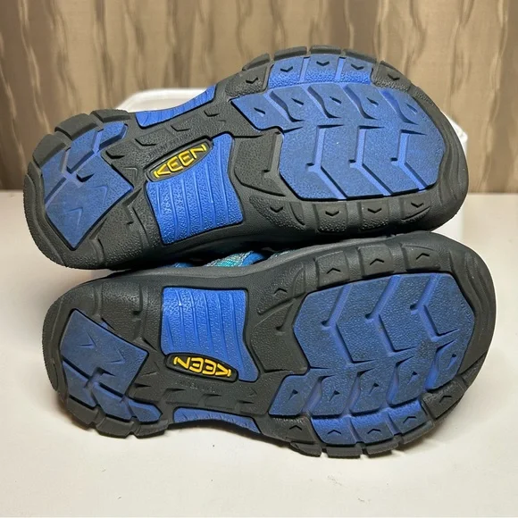 Keen Newport H2 Toddler Boy 12 Closed Toe Blue Gray Camo Black Waterproof - Picture 10 of 14
